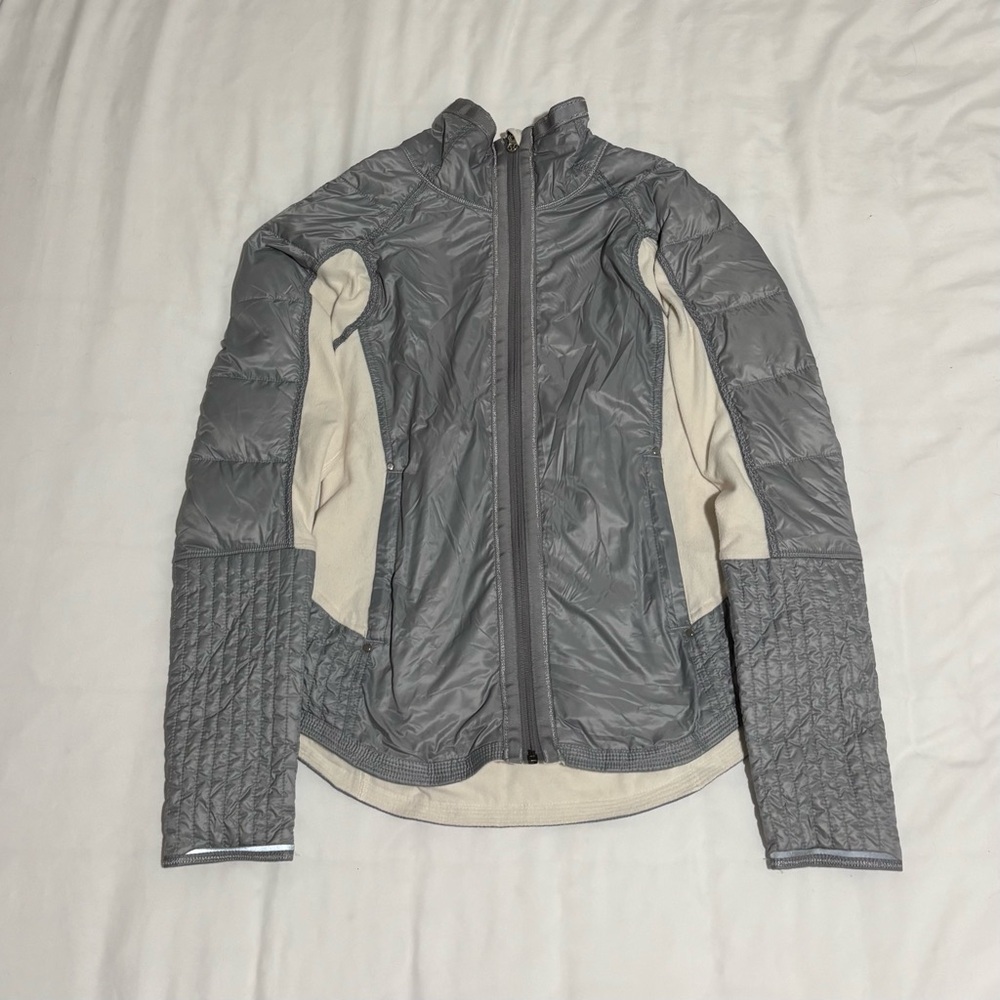 Lululemon Athletica Gray and Cream Ski Jacket